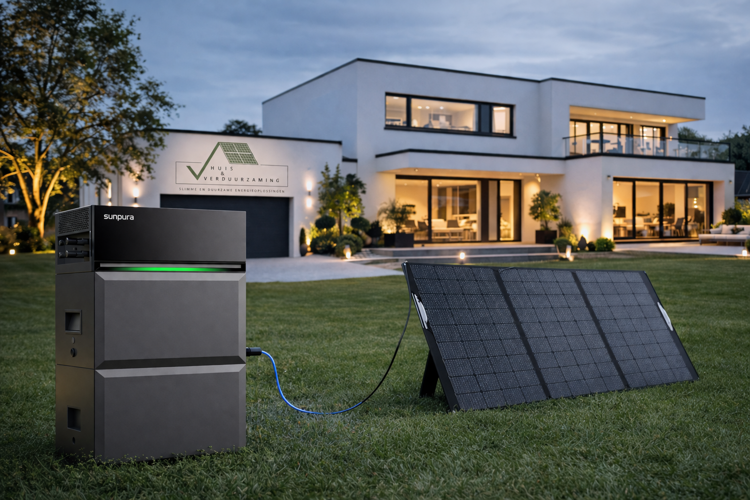 Slimme energie in een moderne woning